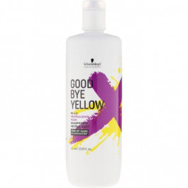 Schwarzkopf Безсульфатный шампунь  Goodbye Yellow Shampoo с антижелтым эффектом 1000 мл (4045787736373)