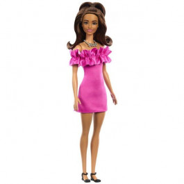 Mattel Barbie Fashionistas в рожевій мінісукні з рюшами (HRH15)