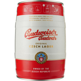 Budweiser Пиво  Budvar светлое фильтрованное 5% 5 л (8594403310184)