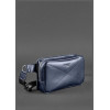 BlankNote Мужская кожаная сумка на пояс (бананка)  Dropbag Maxi BN-BAG-20-navy-blue Темно-синяя - зображення 2