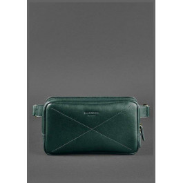   BlankNote Сумка поясная кожаная  Dropbag Maxi BN-BAG-20-malachite Зеленая