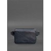 BlankNote Сумка поясная кожаная  DropBag minі BN-BAG-6-navy-blue Синяя - зображення 1