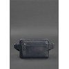 BlankNote Сумка поясная кожаная  DropBag minі BN-BAG-6-navy-blue Синяя - зображення 4