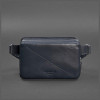 BlankNote Сумка поясная кожаная  DropBag minі BN-BAG-6-navy-blue Синяя - зображення 10