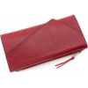 Grande Pelle Червоний жіночий гаманець великого розміру з високоякісної шкіри  (19313) - зображення 5