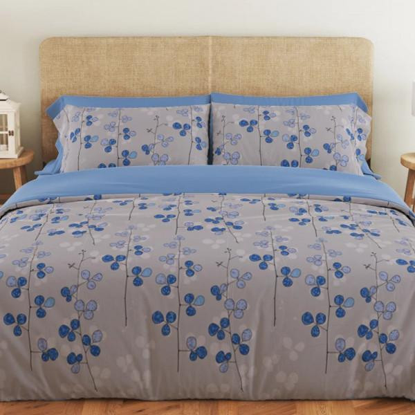 ТЕП Комплект постільної білизни  Soft dreams Двоспальний 70 x 70 см Blue Flowers (2-03858_29161) - зображення 1