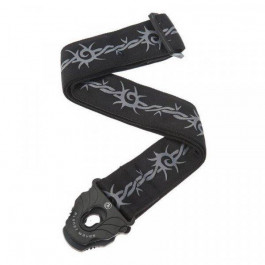   Planet waves PW50PLA04 Planet Lock Guitar Strap, Barbed Wire