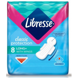   Libresse Гигиенические прокладки  Classic Protection Long 8 шт (7322541233512)