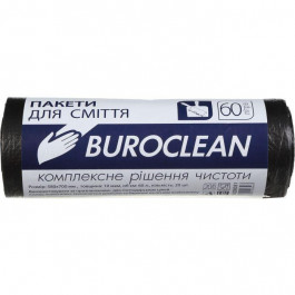   Buroclean Пакети для сміття  чорні 60 л 20 шт. (4823078910646)