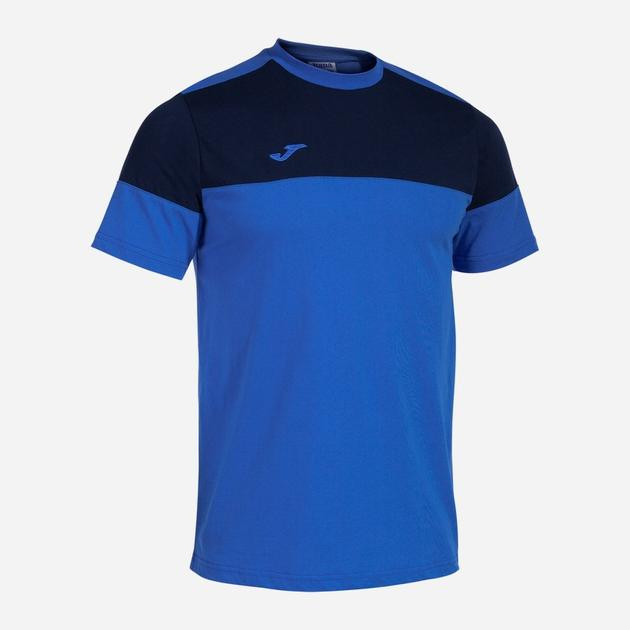Joma Спортивна футболка чоловіча  CREW V 103296.703 S Темно-синя/Синя (8445757350077) - зображення 1