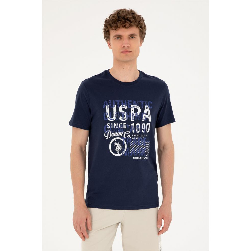 U.S. Polo Assn Футболка U.S/ Polo Assn. чоловіча, lid-(4180) M темно-синій - зображення 1