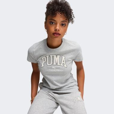 PUMA Сіра жіноча футболка  SQUAD Graphic Tee 681537/04 M - зображення 1