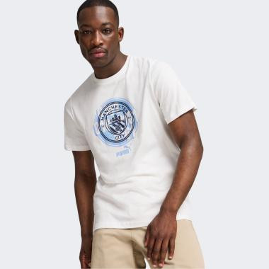 PUMA Біла чоловіча футболка  MCFC ftblCulture Tee 777774/40 L - зображення 1