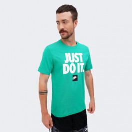   Nike Зелена чоловіча футболка  M NSW TEE FRAN JDI VERBIAGE DZ2989-324 XXL