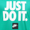 Nike Зелена чоловіча футболка  M NSW TEE FRAN JDI VERBIAGE DZ2989-324 XXL - зображення 5