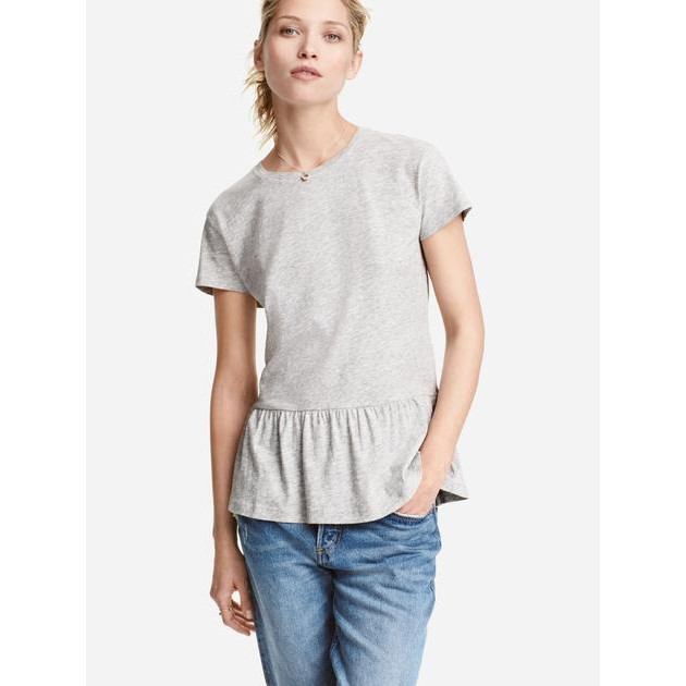 H&M Футболка  XAZ040719WNXK M Сіра (DD8000002774758) - зображення 1