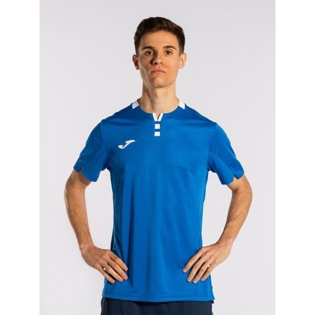 Joma Спортивна футболка чоловіча  GOLD IV 102766.702 S Синя з білим (8445456392316) - зображення 1