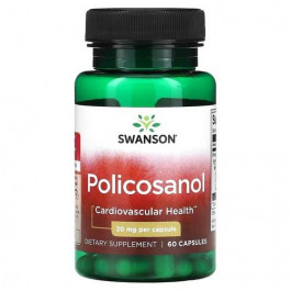   Swanson Policosanol 20 mg, 60 капсул