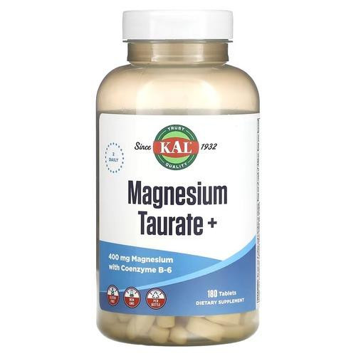 KAL Magnesium Taurate + 200 mg 180 таблеток - зображення 1