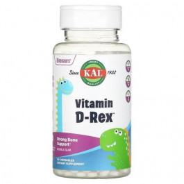   KAL Dinosaurs Vitamin D-Rex 90 жувальних таблеток