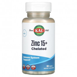   KAL Zinc 15+ Chelated 100 таблеток