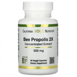   California Gold Nutrition Bee Propolis 500 mg 90 Капсул