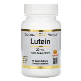   California Gold Nutrition Lutein with Zeaxanthin 20 mg 60 капс