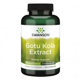   Swanson Gotu Kola Extract Standardized 120 капсул