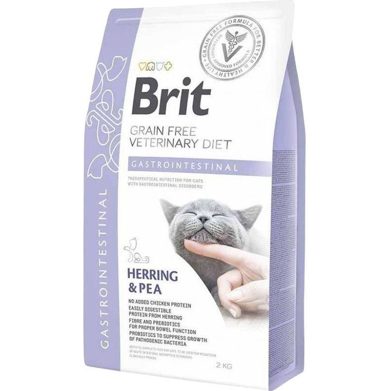 Brit Veterinary Diet Cat Gastrointestinal 2 кг 170963/528424 - зображення 1