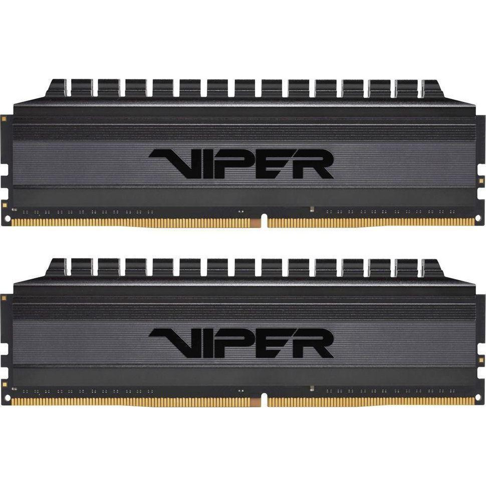 PATRIOT 16 GB (2x8GB) DDR4 4400 MHz Viper 4 Blackout (PVB416G440C8K) - зображення 1