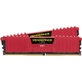 Corsair 32 GB (2x16GB) DDR4 2666 MHz Vengeance LPX Red (CMK32GX4M2A2666C16R)