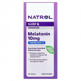   Natrol Мелатонин, , 10 мг, 60 таблеток (NTL-05964)