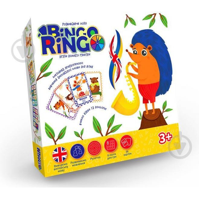 Danko Toys Настольная игра  Bingo Ringo укр-англ (GBR-01-02E) - зображення 1