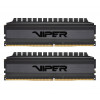 PATRIOT 64 GB (2x32GB) DDR4 3600 MHz Viper 4 Blackout (PVB464G360C8K) - зображення 1