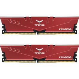TEAM 32 GB (2x16GB) DDR4 3600 MHz T-Force Vulcan Z Red (TLZRD432G3600HC18JDC01)