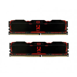 GOODRAM 16 GB (2x8GB) DDR4 3000 MHz Iridium X Black (IR-X3000D464L16S/16GDC)