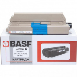 BASF Картридж для OKI C301/C321/ MC332/MC342 44973544 Black (KT-44973544)