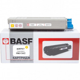 BASF Картридж для OKI C612 46507517 Yellow (KT-46507517)