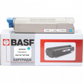 BASF Картридж для OKI MC760/770/ 780 45396303 Cyan (KT-45396303)