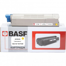 BASF Картридж для OKI MC760/770/ 780 45396301 Yellow (KT-45396301)