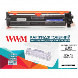 WWM Картридж для HP LJ Pro M102/M130 Black (LC59N)