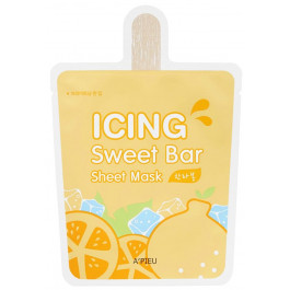   A'PIEU Тканевая маска  Мороженко-мандарин Icing Sweet Bar Sheet Mask Hanrabong 21 г (8809530047729)