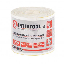   Intertool Шлифовальная шкурка  - 115 мм x 50 м x P320 бумага | BT-0826