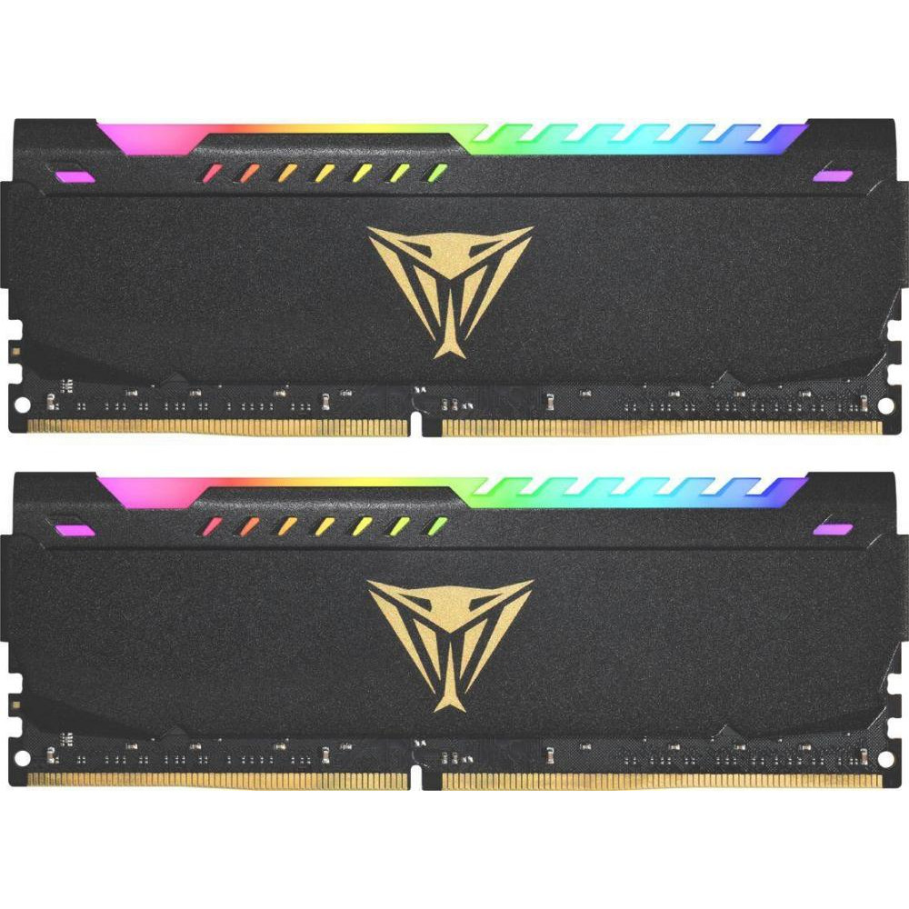 PATRIOT 32 GB (2x16GB) DDR4 3600 MHz Viper 4 Steel RGB LED (PVSR432G360C8K) - зображення 1