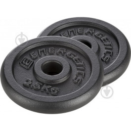   Energetics Cast Iron Disc Pair 30 mm 2x2,5kg (108792)