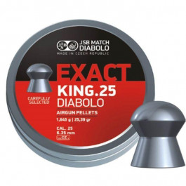   JSB Diabolo Exact King 6.35 мм, 1.645 г, 350 шт.