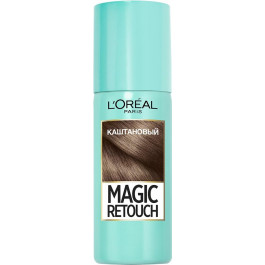   L'Oreal Paris Спрей L' Magic Retouch тонирующий каштановый для мгновенного закрашивания отросших корней волос 75мл