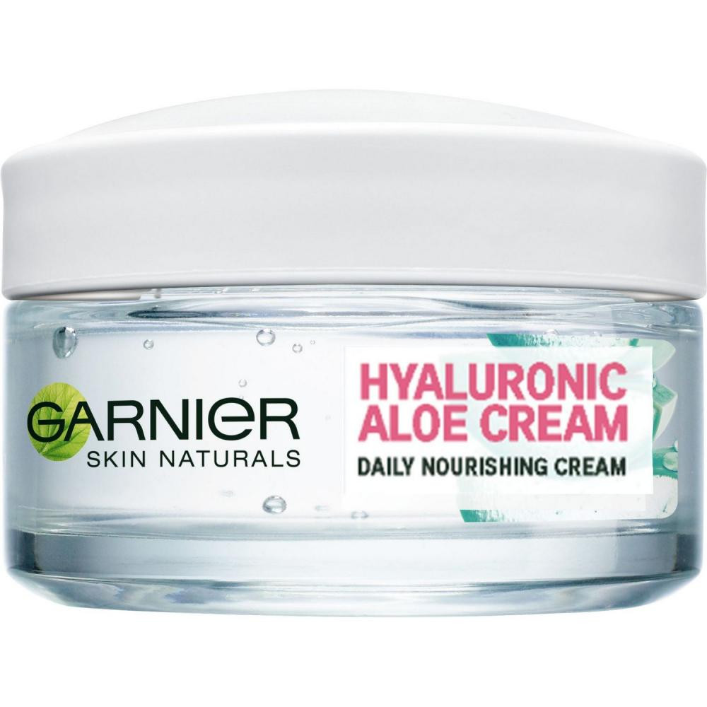 Garnier Гиалуроновый алоэ-крем  Skin Naturals для сухой и чувствительной кожи 50мл (3600542328609) - зображення 1