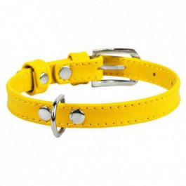   WAUDOG Ошейник Collar Glamour 18-21 см 9 мм Желтый (32008)