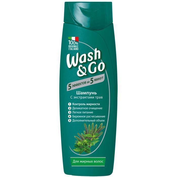 Wash&Go Шампунь  з екстрактами трав для жирного волосся, 200 мл (8008970042077) - зображення 1